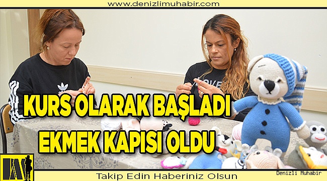 Örgü bebekler Sarayköylü kadınlara ekmek kapısı oldu