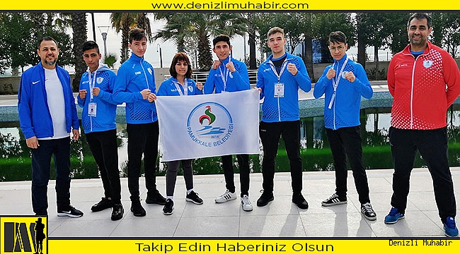 PAMUKKALE BELEDİYESİ’NDE MADALYA SEVİNCİ