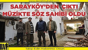 Sarayköy'deki 2 katlı kerpiç evden, İstanbul Müzik piyasasına