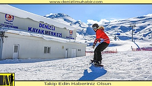 Turizmcilerin yeni gözdesi Denizli Kayak Merkezi