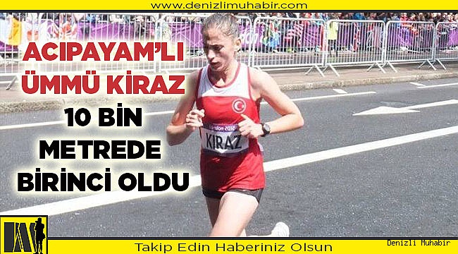 Ümmü Kiraz, Mersin'den birincilikle dönüyor