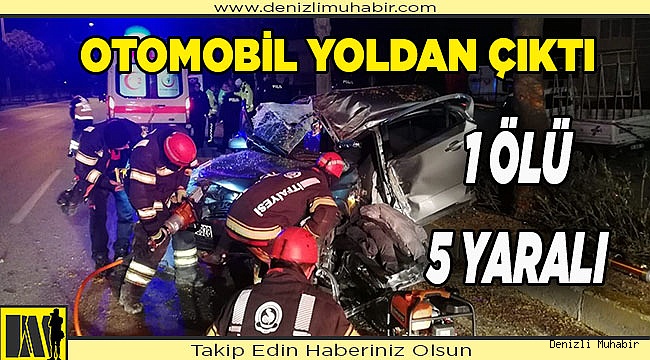 1 ölü, 5 yaralı