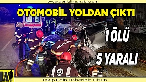 1 ölü, 5 yaralı