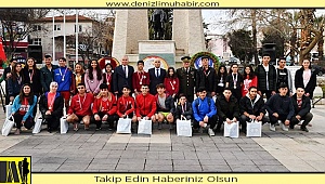 Atatürk’ün Denizli’ye Gelişinin 89. Yıldönümü Düzenlenen Törenle Kutlandı