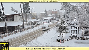 Bozkurt'ta kar 10 cm. oldu