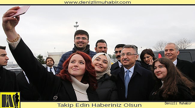 Cumhurbaşkanı Yardımcısı Fuat Oktay, Denizli'de esnafı ziyaret etti