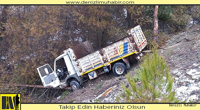 Denizli'de kamyonet kazasında 4 kişi yaralandı