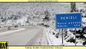 Denizli’nin 17 ilçesine Kar yağacak