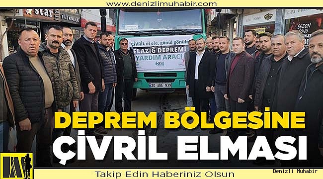 Depremzedelere Çivril Elması