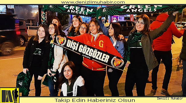 Dişi gözgözler ile  Green Angels dostluğu