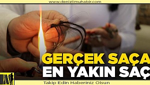 Gerçek saça yakın sentetik saç