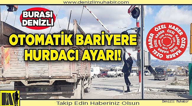 Hemzemin geçit bariyerine manuel ayar!