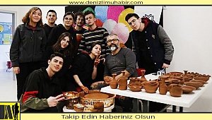 ÖĞRENCİLER ÇÖMLEKÇİLİKTE HÜNERLERİNİ SERGİLEDİ