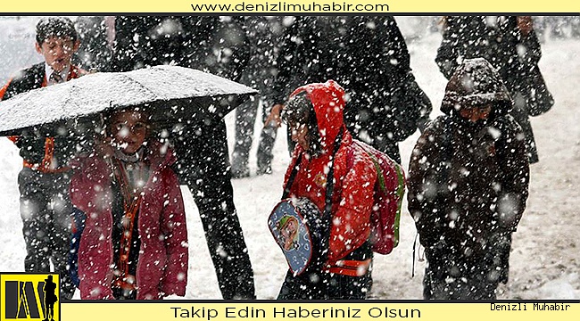 Okullar 3 ilçede tatil edildi