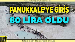 Pamukkale'ye Girişe Zam Geldi