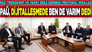 PAÜ, Teknokent ve Yapay Zekâ Derneği  protokol imzaladı