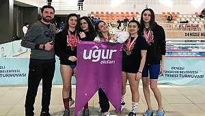 UĞUR'UN KIZLARI YÜZMEDE DE FARK YARATTI