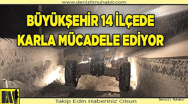 Yollarda karla mücadele, parklarda kar keyfi
