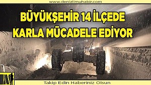 Yollarda karla mücadele, parklarda kar keyfi
