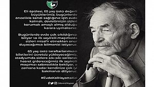 65 yaş ve üstüne ilk maç ücretsiz
