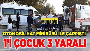 Adliye yolunda kaza, 3 yaralı