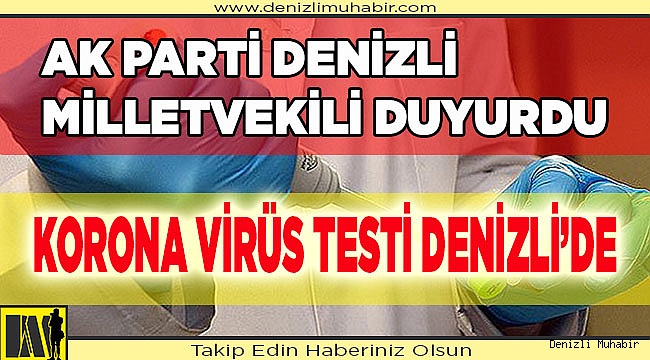 AK Parti Denizli Milletvekili duyurdu!