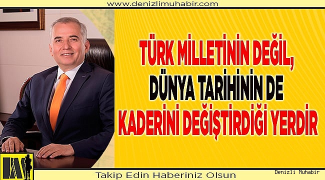 Başkan Osman Zolan'dan 18 Mart mesajı