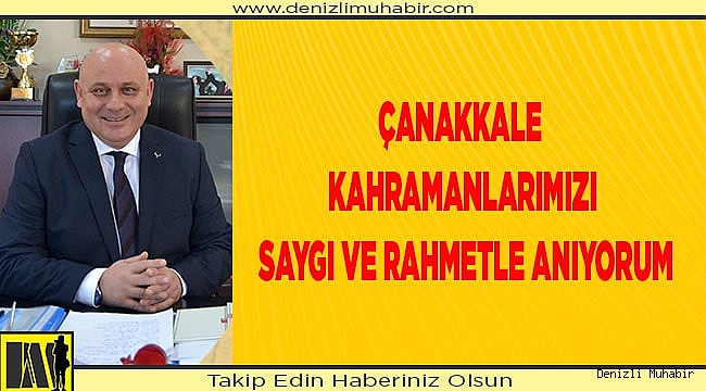 Başkan Şevik'ten 18 Mart mesajı