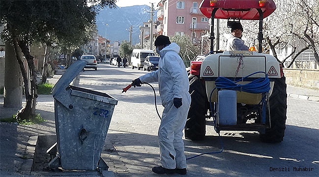 Buldan’da koronavirüs tedbirleri devam ediyor.