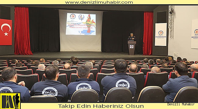 Büyükşehir'de deprem eğitimi tamamlandı