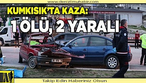 Denizli'de kaza: 1 ölü, 2 yaralı