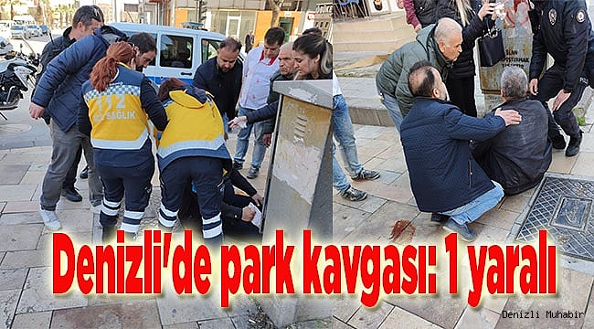 Denizli'de park kavgası: 1 yaralı