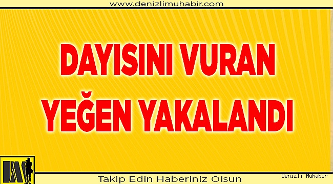 Denizli'de tartıştığı dayısını pompalı tüfekle yaralayan yeğen yakalandı