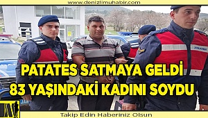Denizli'de yaşlı kadının evinden parasını çalan zanlı yakalandı