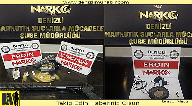 Denizli'deki uyuşturucu operasyonunda 19 tutuklama