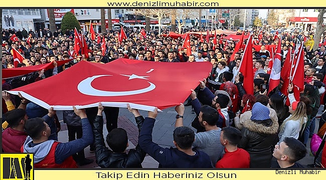 Denizli Mehmetçik için tek yürek oldu