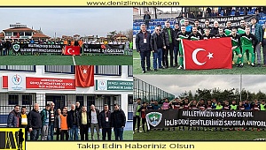 DENİZLİ ŞEHİTLERİNİ UNUTMADI