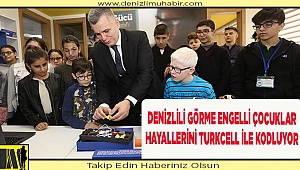 Denizlili görme engelli çocuklar hayallerini Turkcell ile kodluyor