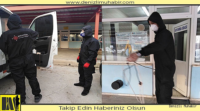 DESKİ'nin tüm araç-gereçleri dezenfekte edildi
