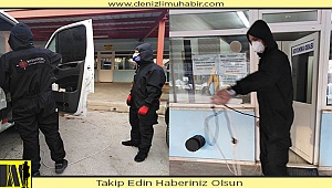 DESKİ'nin tüm araç-gereçleri dezenfekte edildi