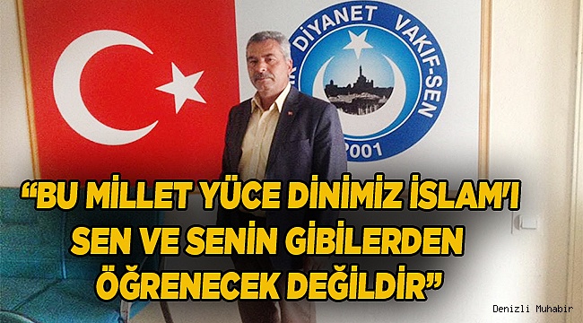 "Dini anlatma görevi Diyanet'e aittir"