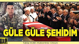 İdlib'de şehit olan Uzman Onbaşı Akman Denizli'de son yolculuğuna uğurlandı