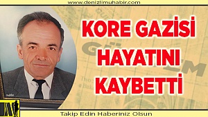Kore gazisi hayatını kaybetti