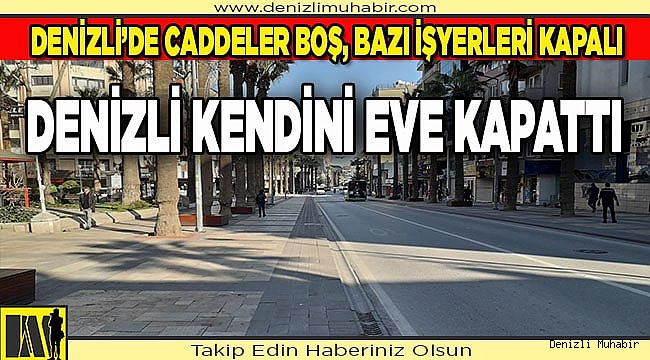 Mağazalar kepenklerini indirdi