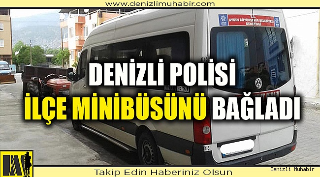 O KURALA UYMAYINCA YOLCULAR İNDİRİLDİ MİNİBÜS BAĞLANDI