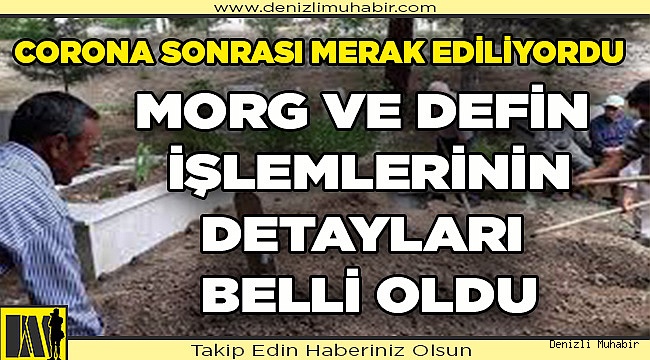 Sağlık Bakanlığı yeni corona tedbirlerini açıkladı: Morg ve defin…