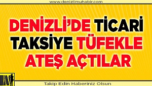 Ticari taksiye tüfekle ateş açtılar