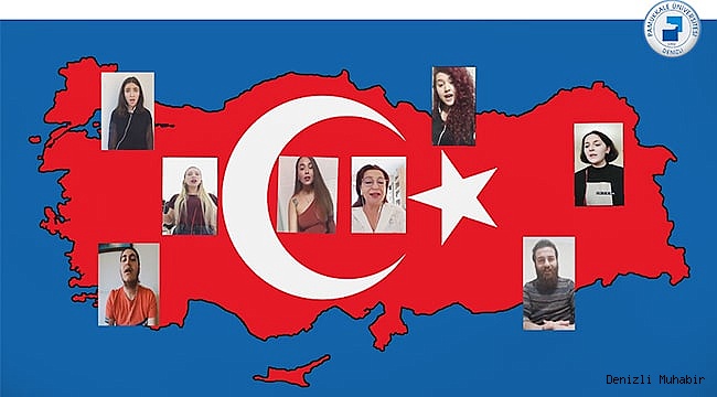 23 Nisan coşkusunu evlerinde çektikleri klip ile bir araya getirdiler