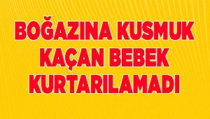 45 günlük bebek kurtarılamadı