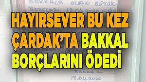 62 kişinin Bakkal borcunu ödedi, gitti